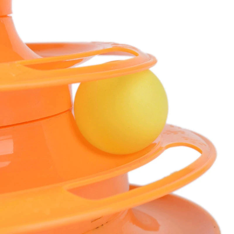 3-Level Cat Ball Puzzle