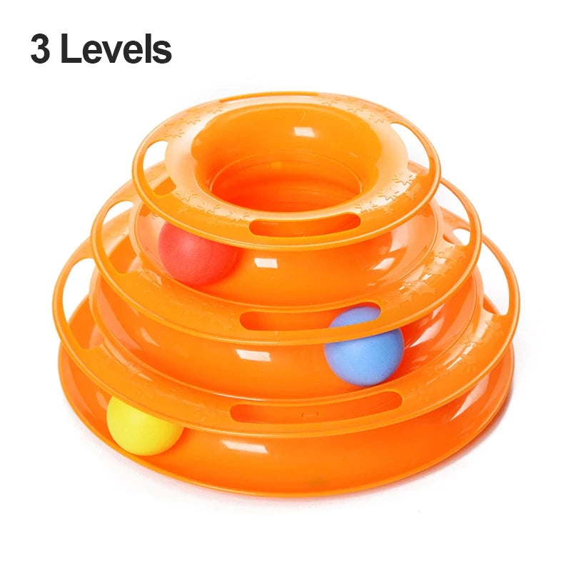 3-Level Cat Ball Puzzle