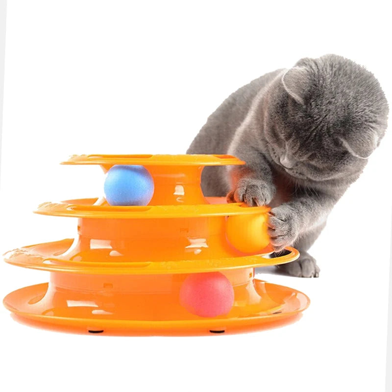 3-Level Cat Ball Puzzle