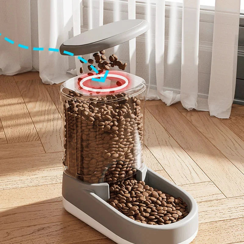 Gravity Dual Bowl Pet Feeding Station