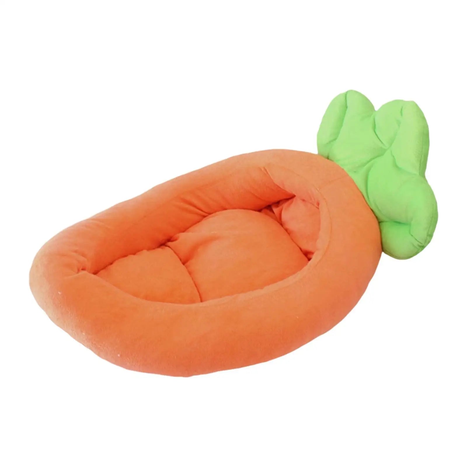 Novelty Plush Pet Bed - Carrot