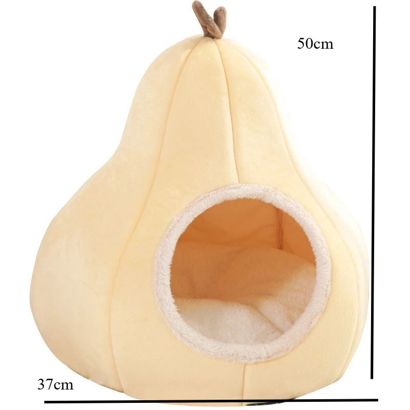 Novelty Cat Bed - Pear