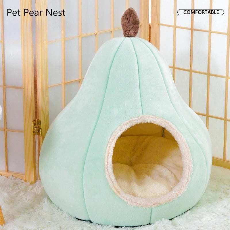 Novelty Cat Bed - Pear