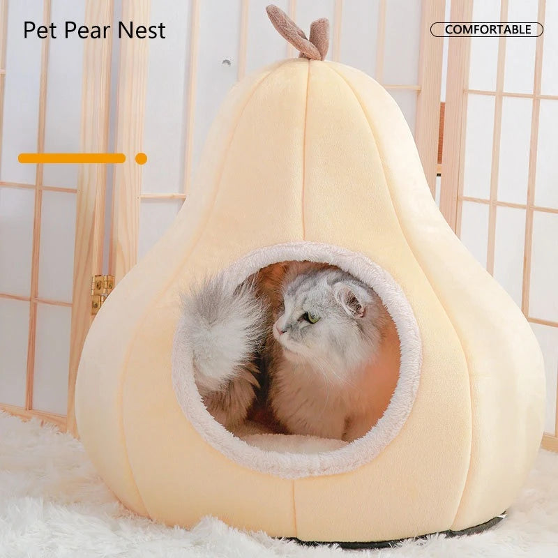 Novelty Cat Bed - Pear