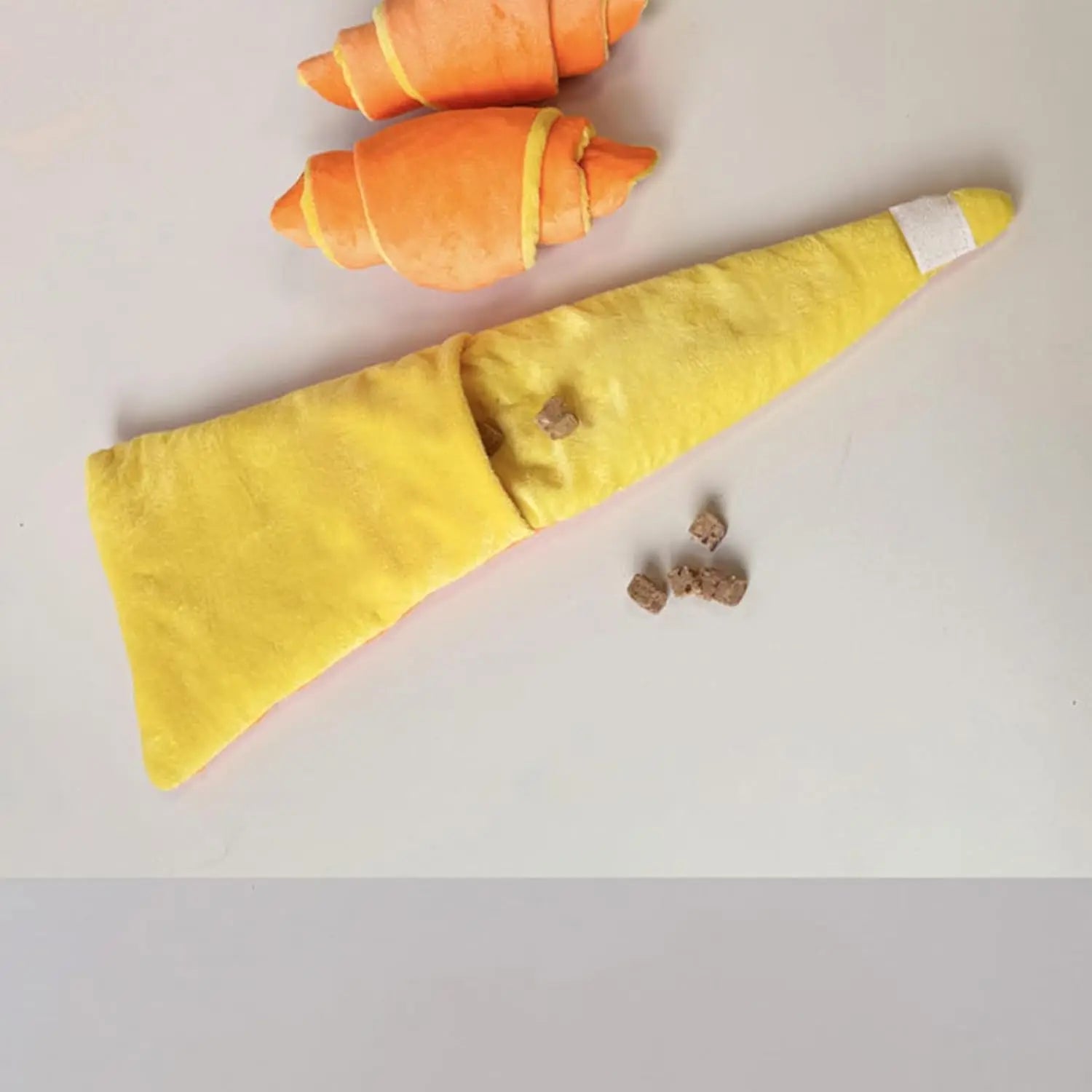 Interactive Food Dispenser Toy - Croissant