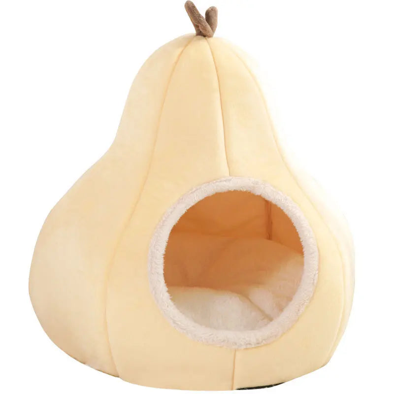 Novelty Cat Bed - Pear