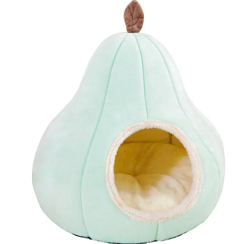 Novelty Cat Bed - Pear